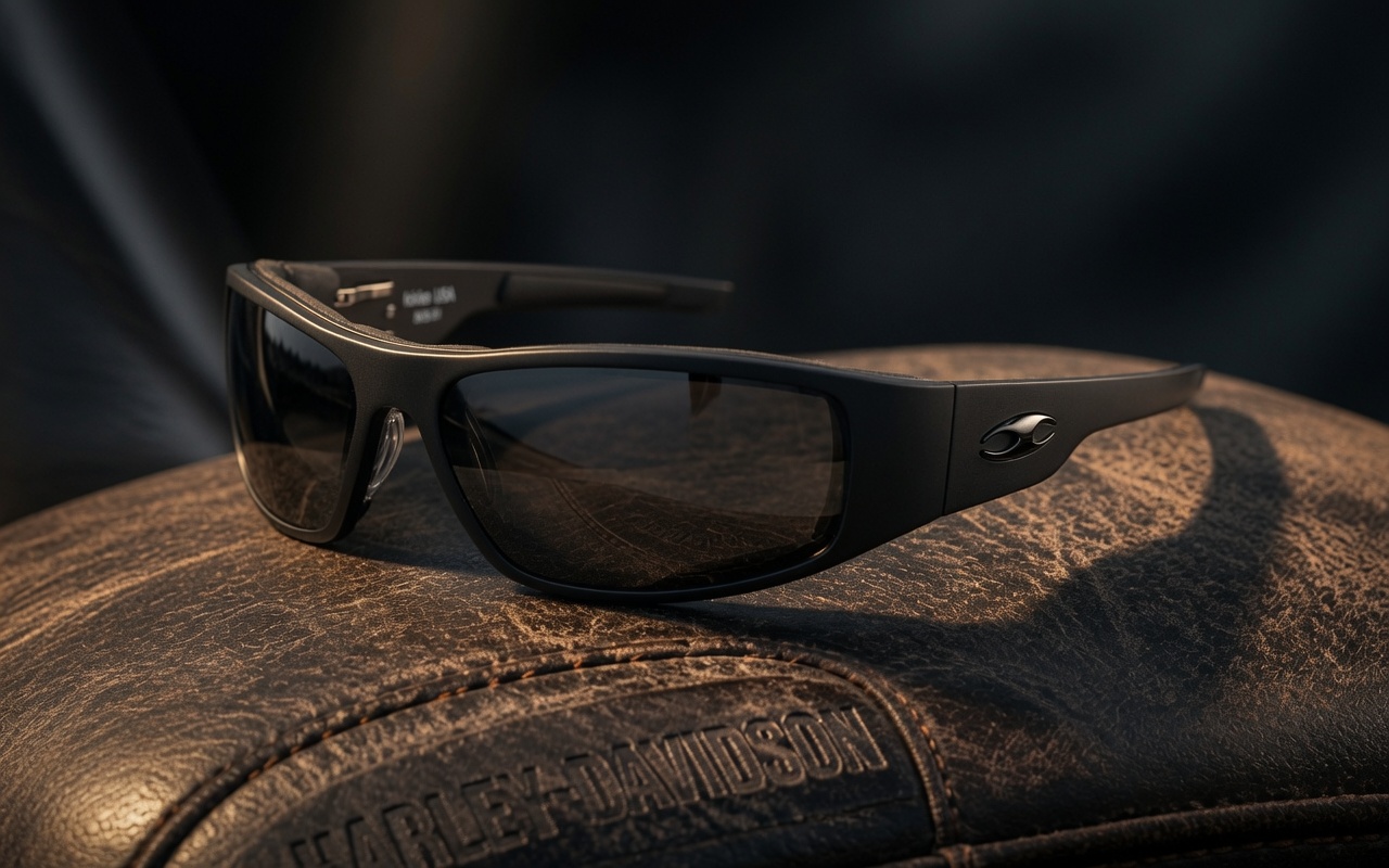 ICICLES aluminum sunglasses on premium leather
